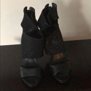 Black 4.5 inch heel